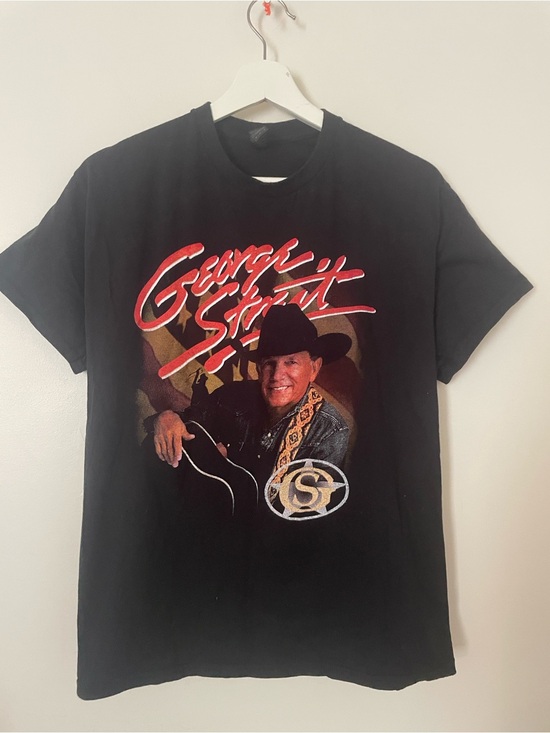 George Strait Tops - George Strait Graphic Short-Sleeve Tee - Black